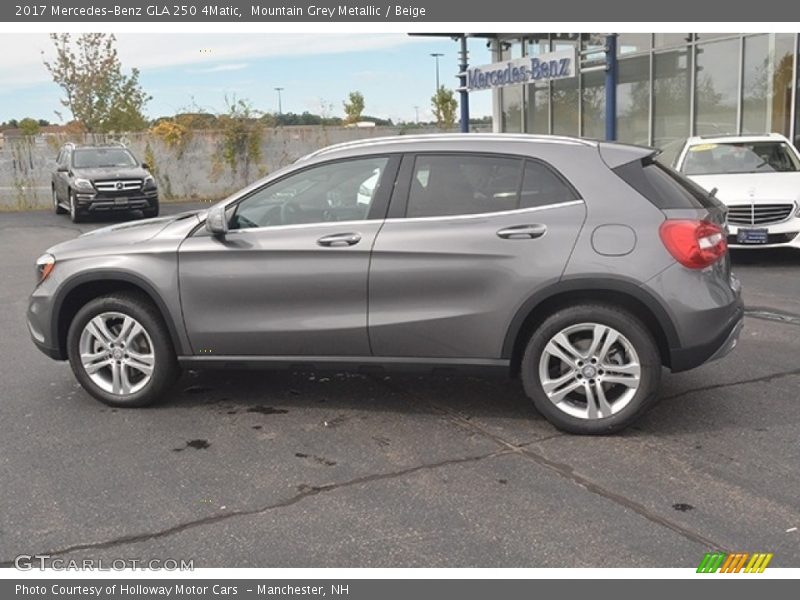 Mountain Grey Metallic / Beige 2017 Mercedes-Benz GLA 250 4Matic