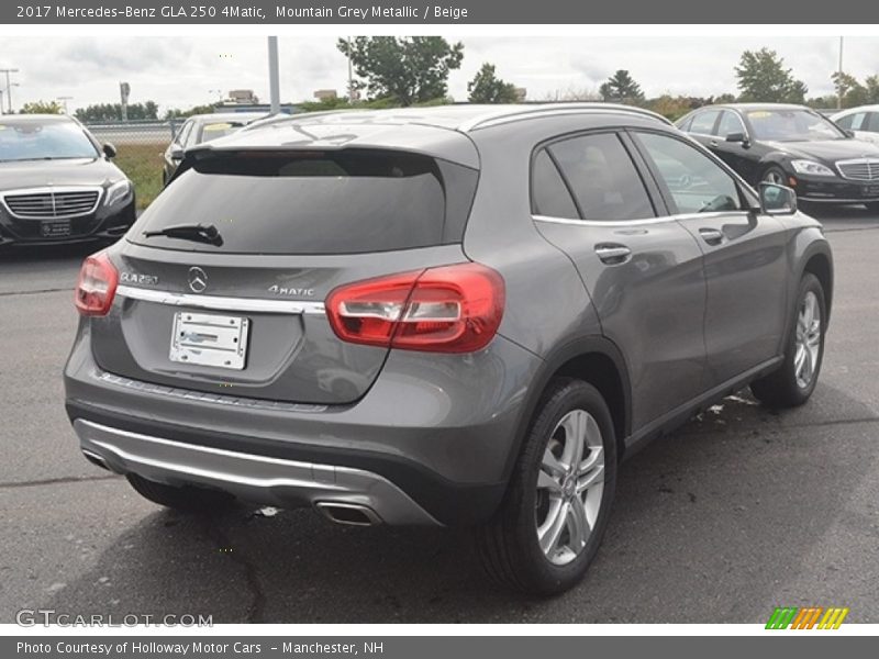 Mountain Grey Metallic / Beige 2017 Mercedes-Benz GLA 250 4Matic