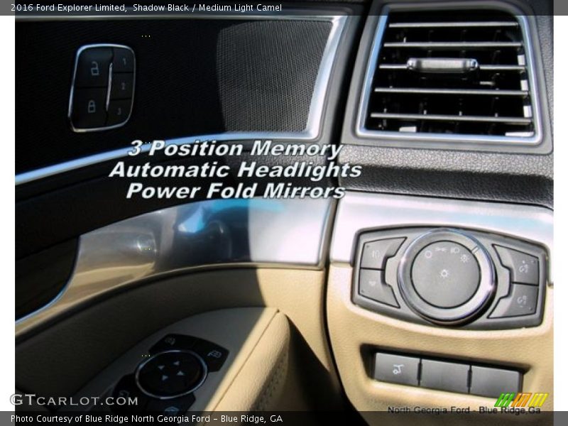 Shadow Black / Medium Light Camel 2016 Ford Explorer Limited
