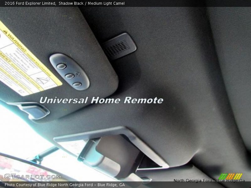 Shadow Black / Medium Light Camel 2016 Ford Explorer Limited