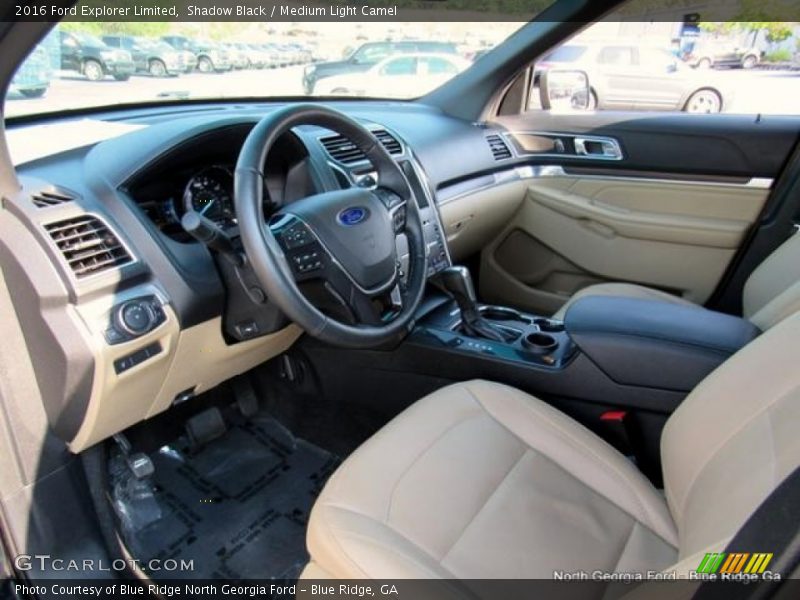 Shadow Black / Medium Light Camel 2016 Ford Explorer Limited