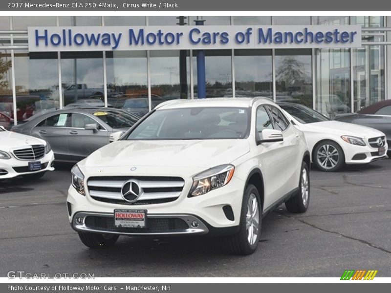 Cirrus White / Black 2017 Mercedes-Benz GLA 250 4Matic