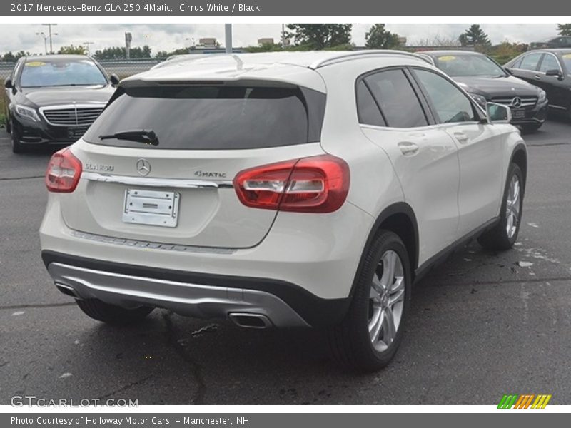 Cirrus White / Black 2017 Mercedes-Benz GLA 250 4Matic
