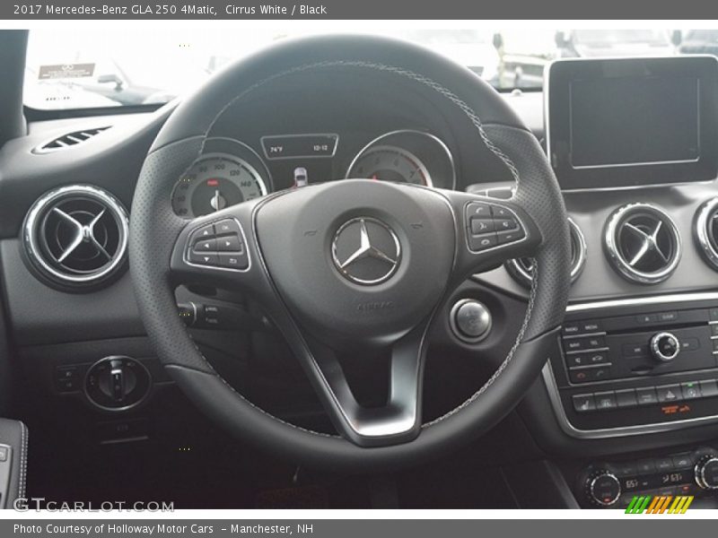 Cirrus White / Black 2017 Mercedes-Benz GLA 250 4Matic