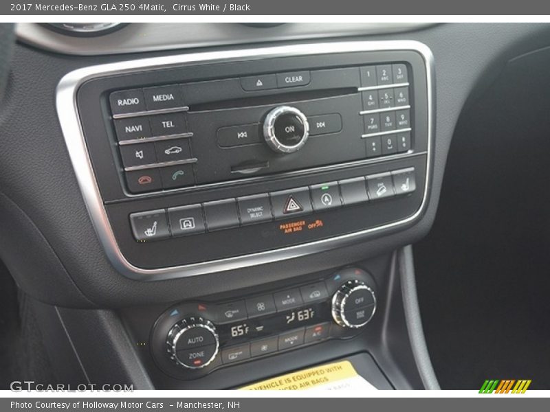 Cirrus White / Black 2017 Mercedes-Benz GLA 250 4Matic