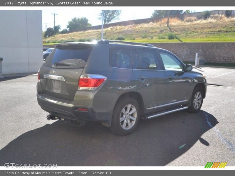 Cypress Green Pearl / Sand Beige 2012 Toyota Highlander V6