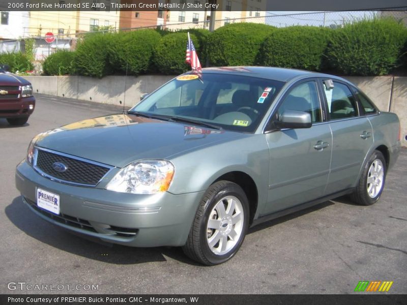 Titanium Green Metallic / Shale Grey 2006 Ford Five Hundred SE AWD