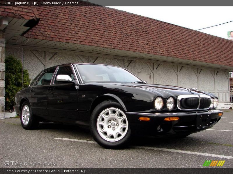 Ebony Black / Charcoal 2003 Jaguar XJ XJ8