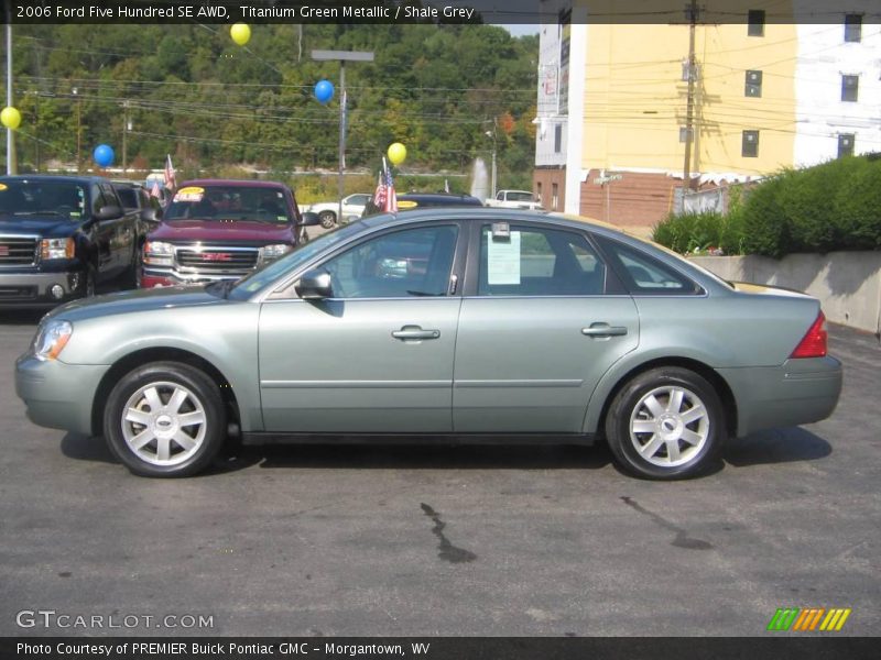 Titanium Green Metallic / Shale Grey 2006 Ford Five Hundred SE AWD