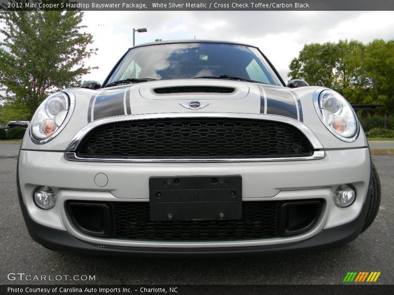 White Silver Metallic / Cross Check Toffee/Carbon Black 2012 Mini Cooper S Hardtop Bayswater Package