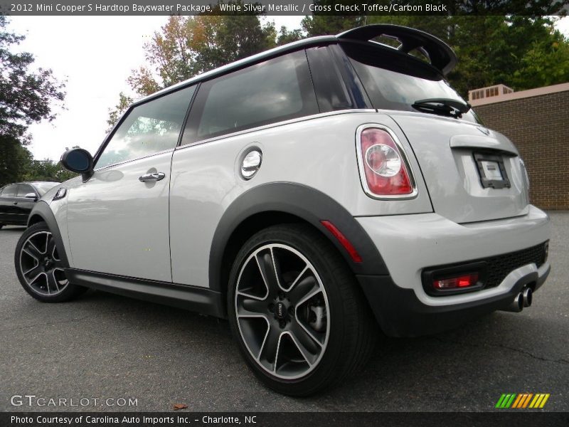 White Silver Metallic / Cross Check Toffee/Carbon Black 2012 Mini Cooper S Hardtop Bayswater Package
