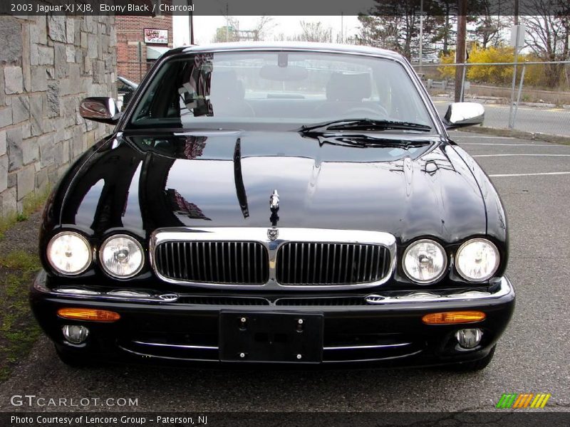 Ebony Black / Charcoal 2003 Jaguar XJ XJ8