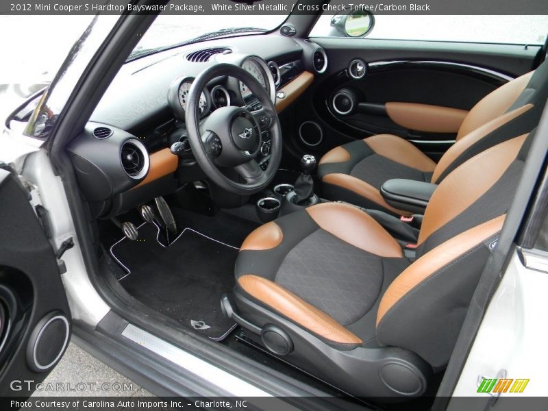 Cross Check Toffee/Carbon Black Interior - 2012 Cooper S Hardtop Bayswater Package 