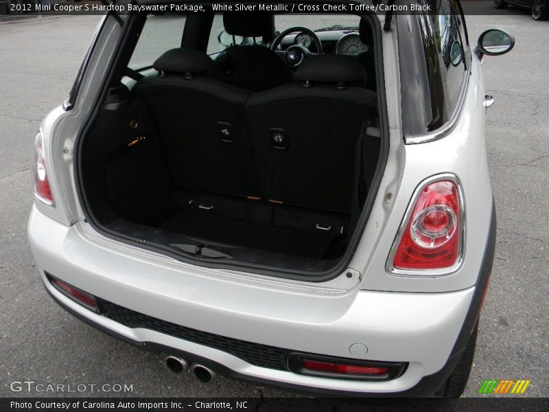 White Silver Metallic / Cross Check Toffee/Carbon Black 2012 Mini Cooper S Hardtop Bayswater Package