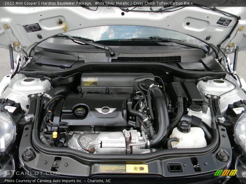 White Silver Metallic / Cross Check Toffee/Carbon Black 2012 Mini Cooper S Hardtop Bayswater Package