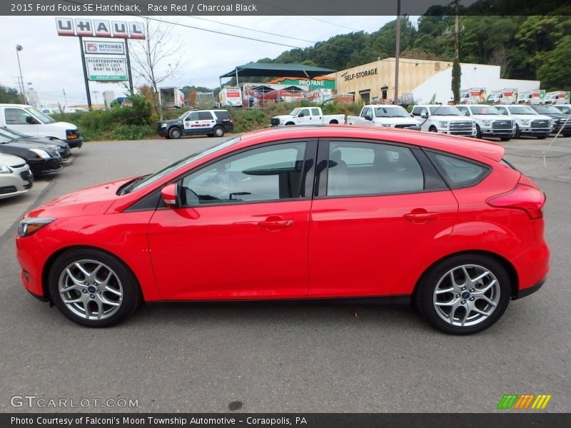 Race Red / Charcoal Black 2015 Ford Focus SE Hatchback