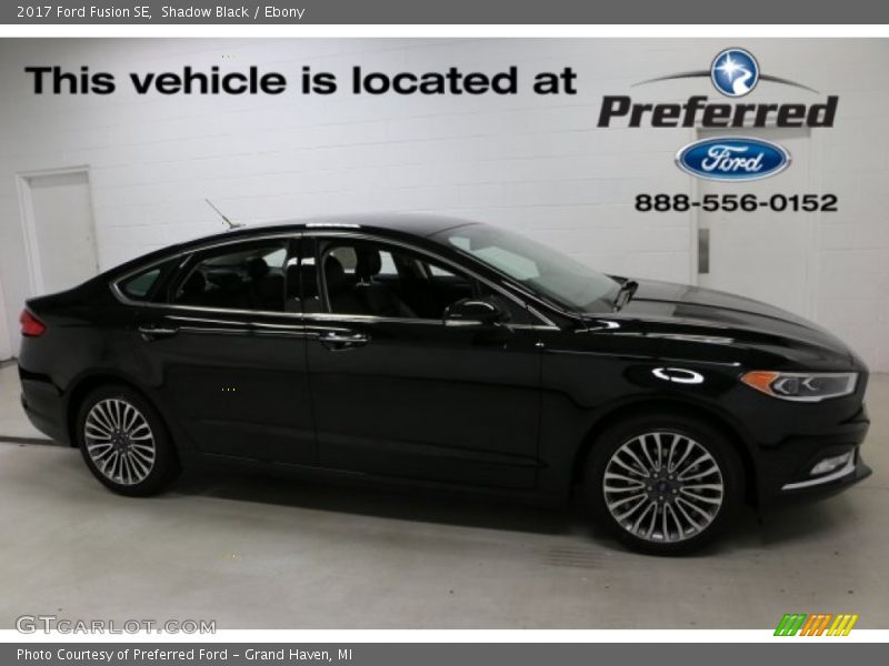Shadow Black / Ebony 2017 Ford Fusion SE