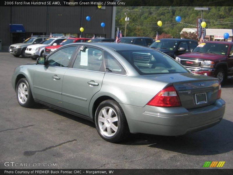 Titanium Green Metallic / Shale Grey 2006 Ford Five Hundred SE AWD