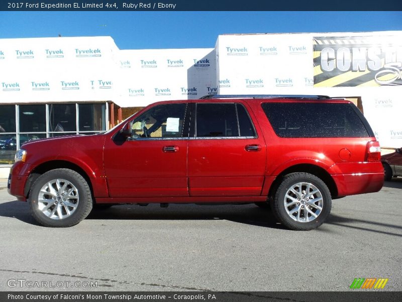 Ruby Red / Ebony 2017 Ford Expedition EL Limited 4x4
