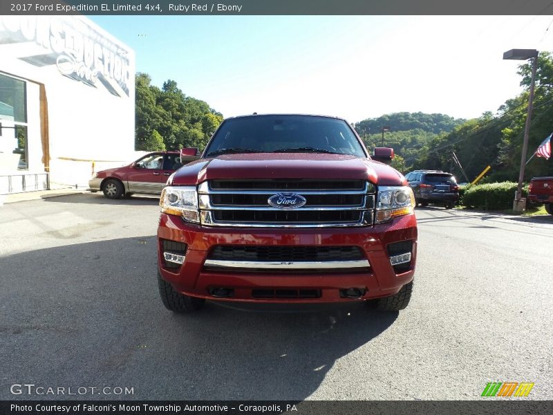 Ruby Red / Ebony 2017 Ford Expedition EL Limited 4x4