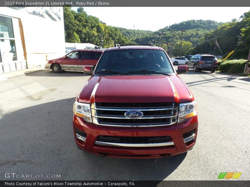 Ruby Red / Ebony 2017 Ford Expedition EL Limited 4x4