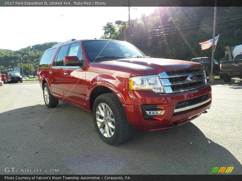 Ruby Red / Ebony 2017 Ford Expedition EL Limited 4x4