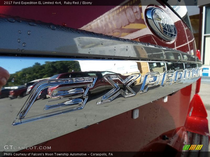 Ruby Red / Ebony 2017 Ford Expedition EL Limited 4x4