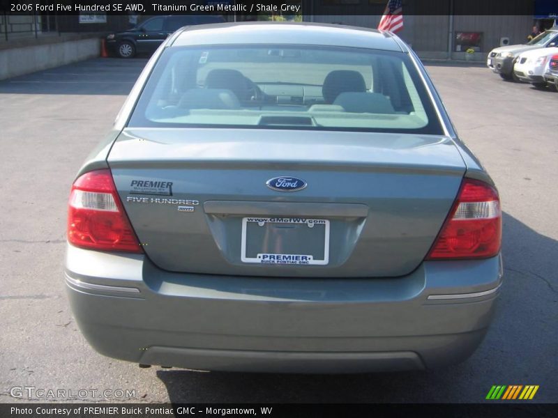 Titanium Green Metallic / Shale Grey 2006 Ford Five Hundred SE AWD