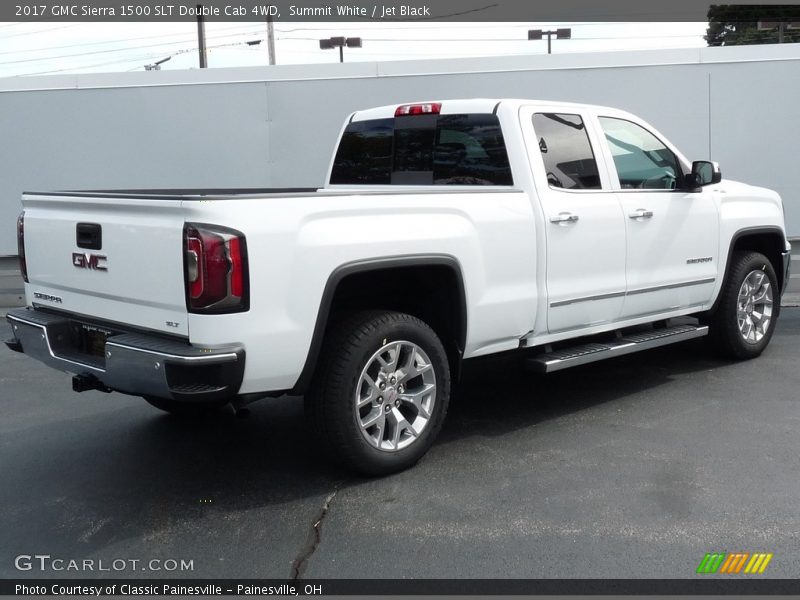 Summit White / Jet Black 2017 GMC Sierra 1500 SLT Double Cab 4WD