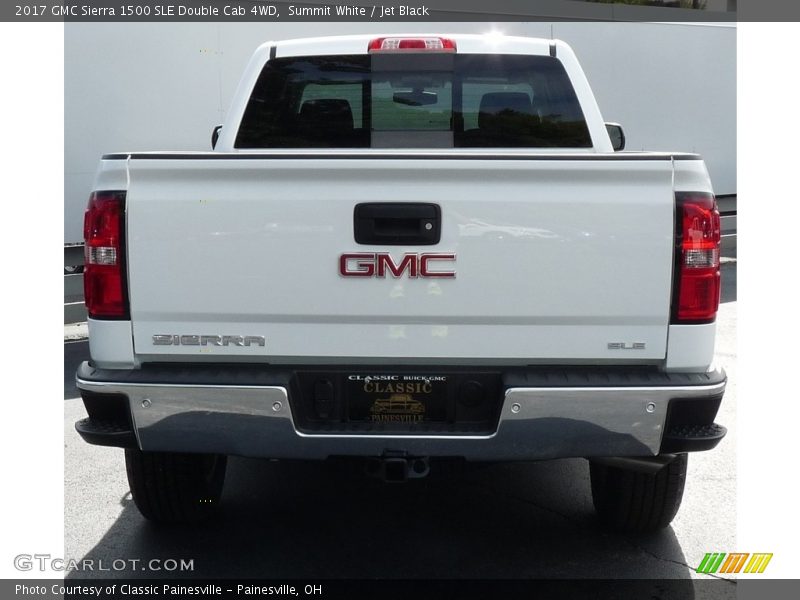 Summit White / Jet Black 2017 GMC Sierra 1500 SLE Double Cab 4WD