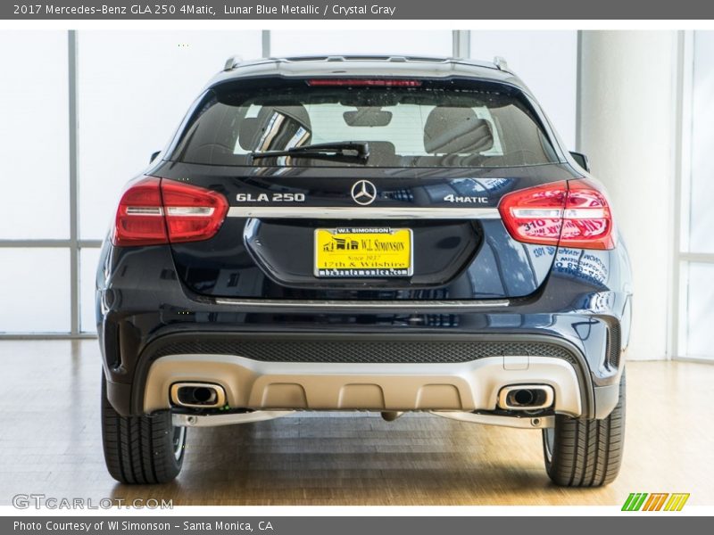 Lunar Blue Metallic / Crystal Gray 2017 Mercedes-Benz GLA 250 4Matic