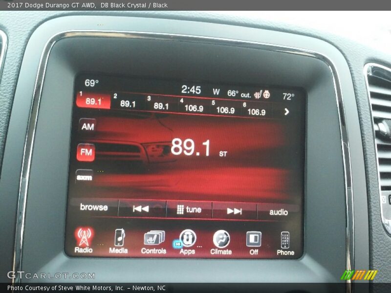 DB Black Crystal / Black 2017 Dodge Durango GT AWD