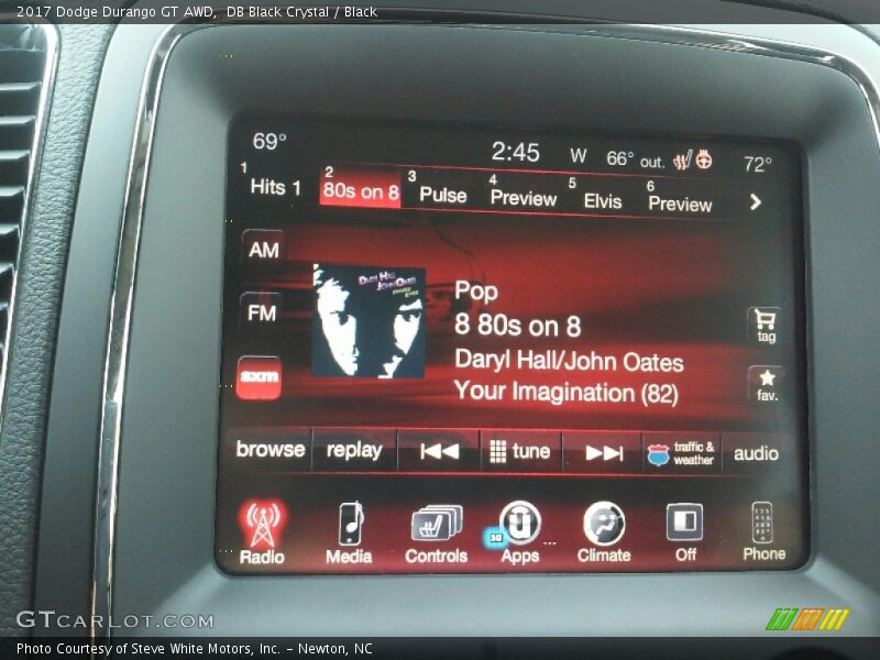 DB Black Crystal / Black 2017 Dodge Durango GT AWD