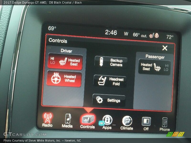 DB Black Crystal / Black 2017 Dodge Durango GT AWD