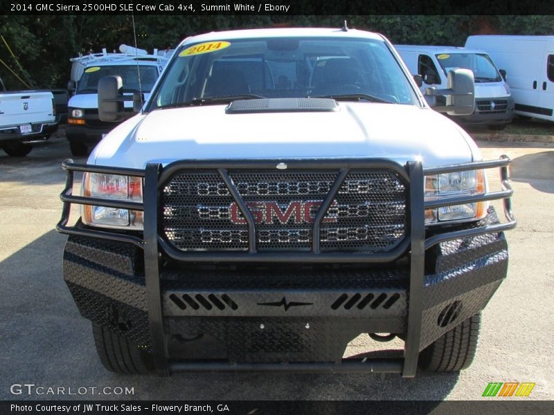 Summit White / Ebony 2014 GMC Sierra 2500HD SLE Crew Cab 4x4