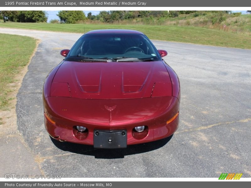 Medium Red Metallic / Medium Gray 1995 Pontiac Firebird Trans Am Coupe