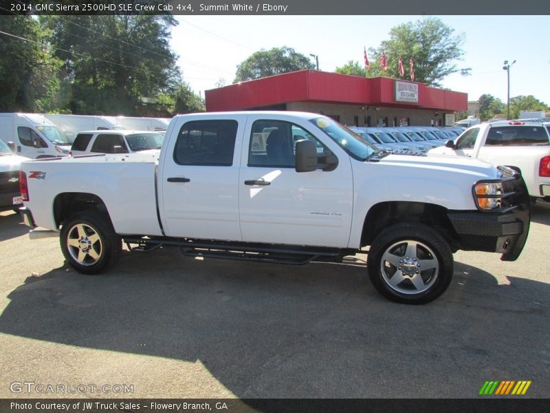 Summit White / Ebony 2014 GMC Sierra 2500HD SLE Crew Cab 4x4