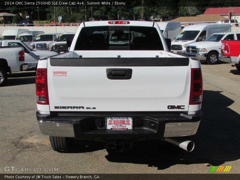 Summit White / Ebony 2014 GMC Sierra 2500HD SLE Crew Cab 4x4