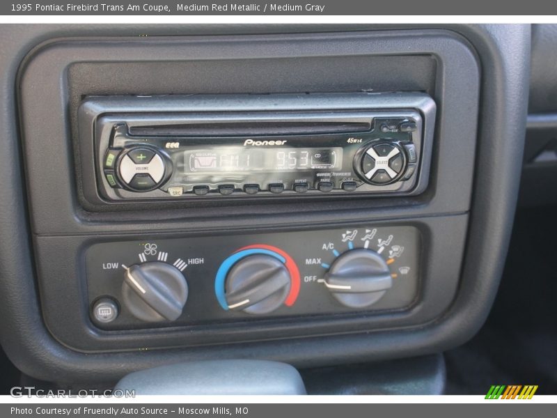 Medium Red Metallic / Medium Gray 1995 Pontiac Firebird Trans Am Coupe