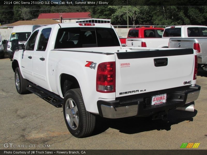 Summit White / Ebony 2014 GMC Sierra 2500HD SLE Crew Cab 4x4