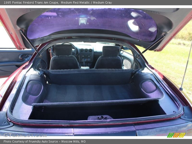 Medium Red Metallic / Medium Gray 1995 Pontiac Firebird Trans Am Coupe