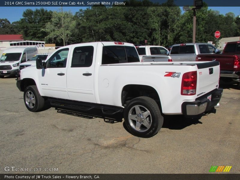 Summit White / Ebony 2014 GMC Sierra 2500HD SLE Crew Cab 4x4