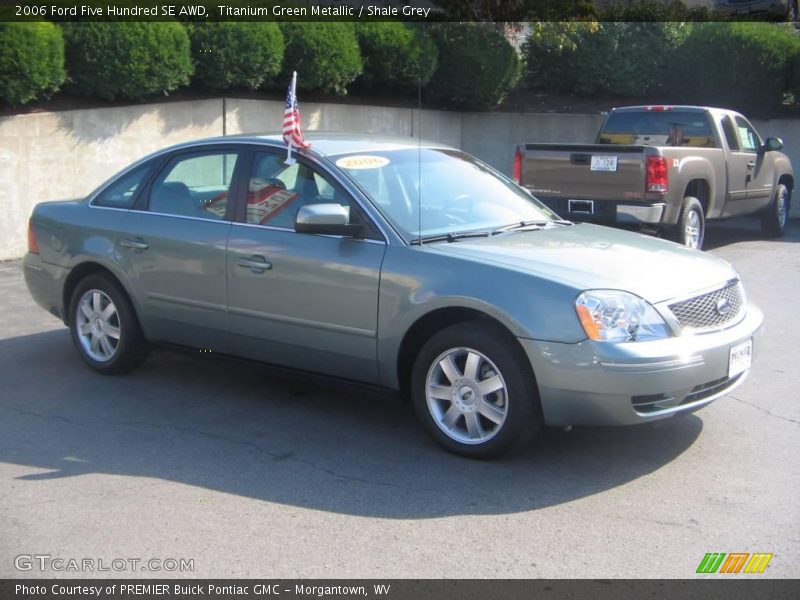 Titanium Green Metallic / Shale Grey 2006 Ford Five Hundred SE AWD