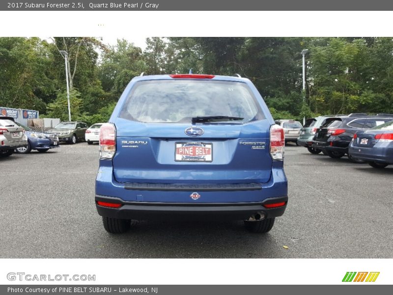Quartz Blue Pearl / Gray 2017 Subaru Forester 2.5i