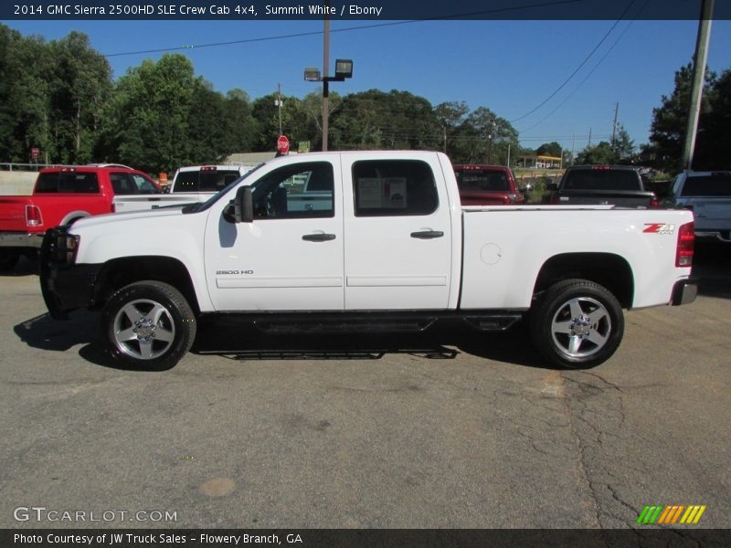 Summit White / Ebony 2014 GMC Sierra 2500HD SLE Crew Cab 4x4