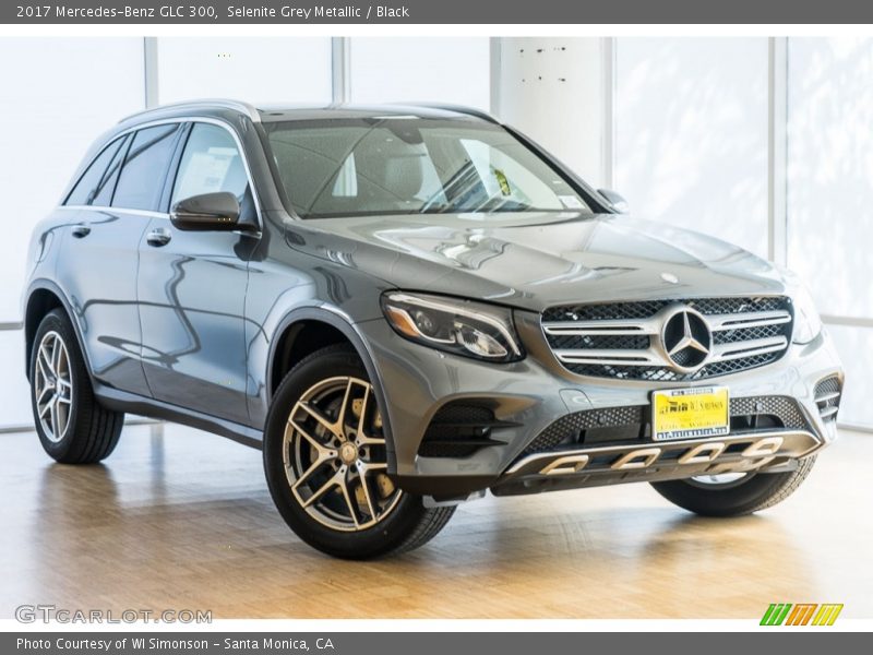 Selenite Grey Metallic / Black 2017 Mercedes-Benz GLC 300