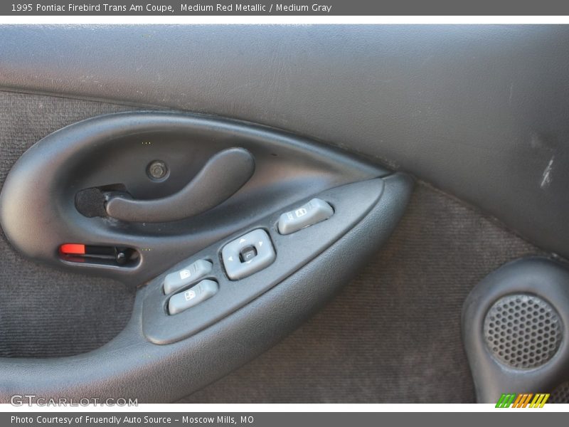 Medium Red Metallic / Medium Gray 1995 Pontiac Firebird Trans Am Coupe