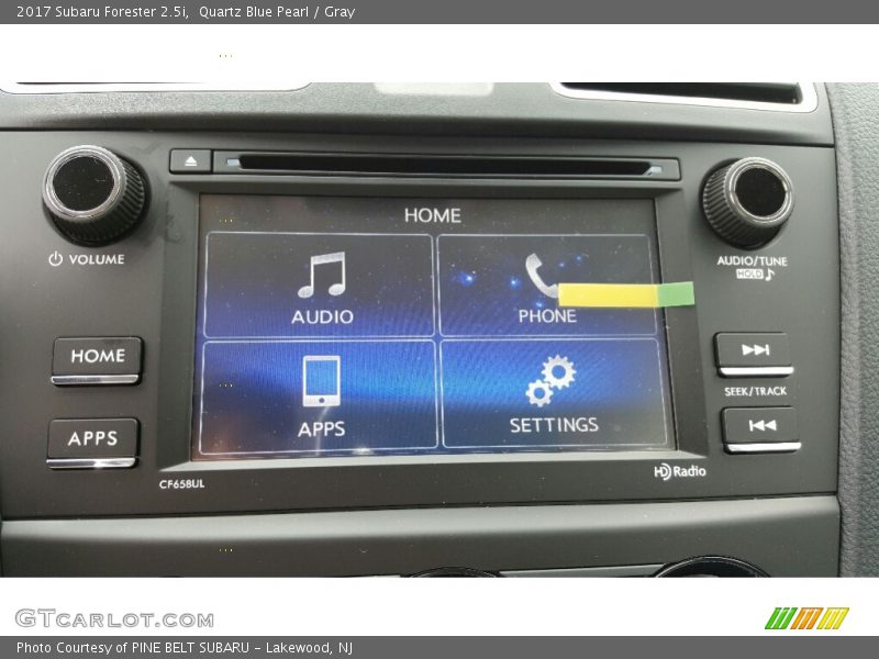 Quartz Blue Pearl / Gray 2017 Subaru Forester 2.5i