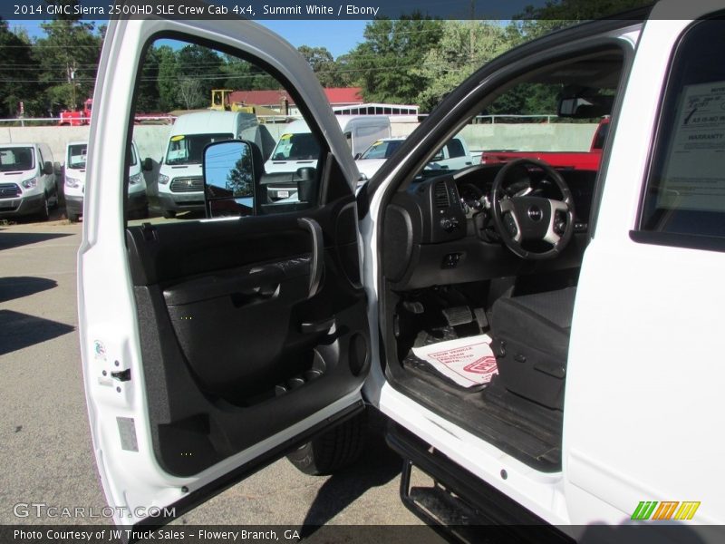 Summit White / Ebony 2014 GMC Sierra 2500HD SLE Crew Cab 4x4