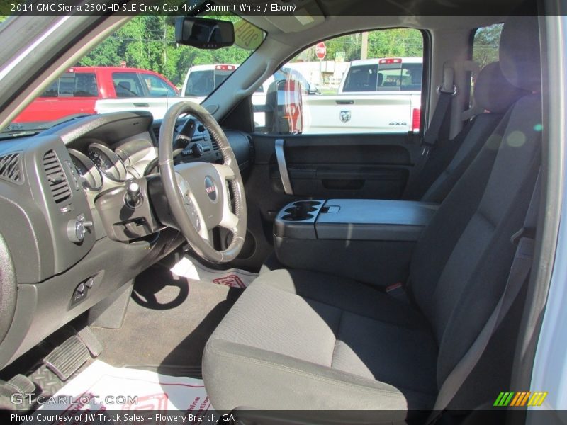 Summit White / Ebony 2014 GMC Sierra 2500HD SLE Crew Cab 4x4